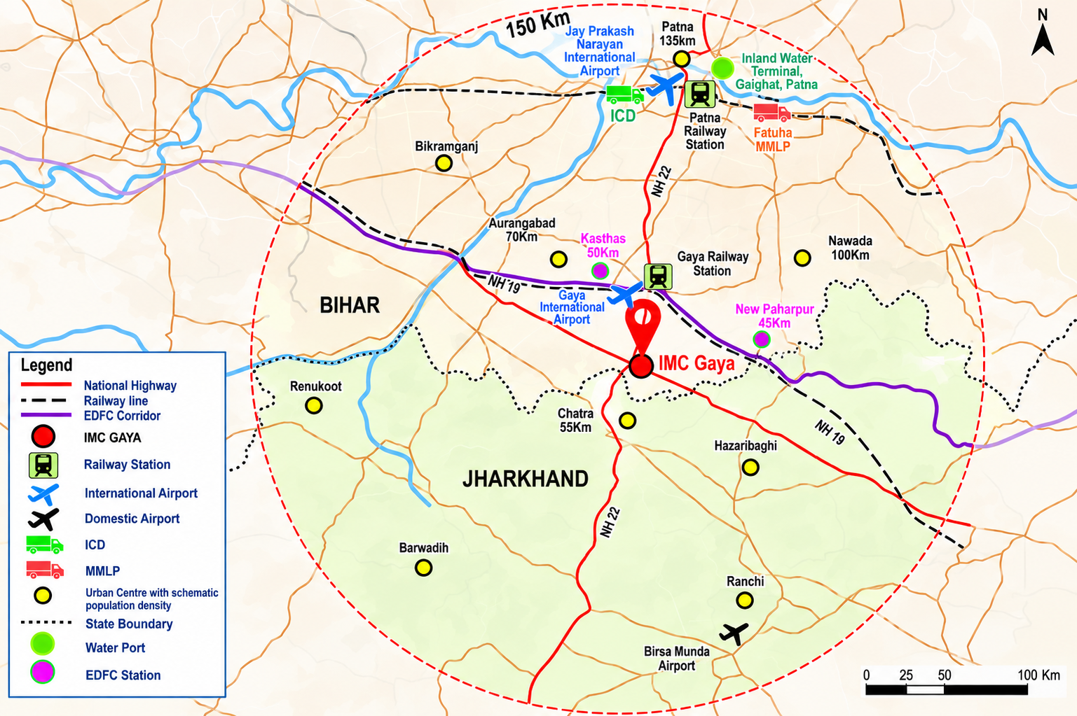 Multimodal Connectivity Map - IMC Gaya